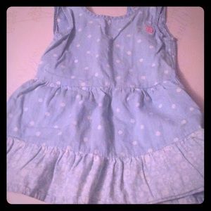 Toddler dress US Polo jean with dots